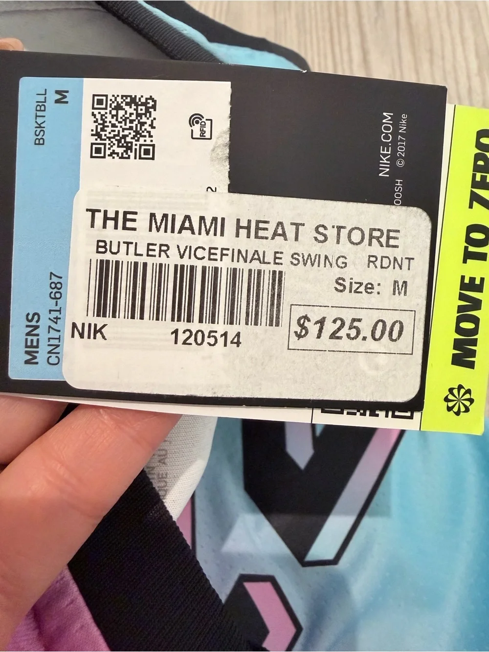 NWT Nike Miami Heat Jimmy Butler #22 ViceVersa Swingman Jersey Men’s DRI FIT M